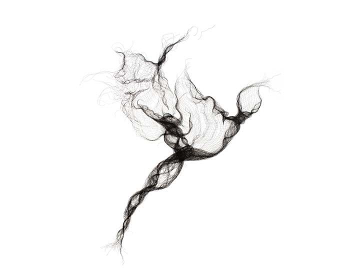 Gauze Bandage; 2009; pen on paper; 125cm X 150cm (private collection) Gauze Bandage; 2009; pen on paper; 125cm X 150cm (private collection)