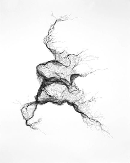 Gauze Bandage no 6; 2011; pen on paper; 152cm x 121cm (private collection) Gauze Bandage no 6; 2011; pen on paper; 152cm x 121cm (private collection)