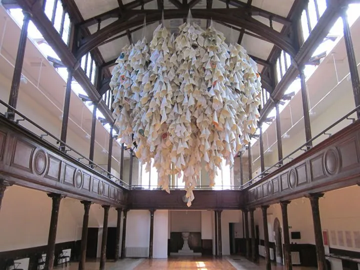 Resonance 2013
Used Sheet Music Manuscripts
Thread
Staples
Fabrica in Brighton is sited in a former regency chapel, the deconsecrated Holy Trinity Church.