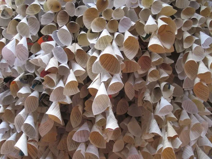 Resonance 2013
Used Sheet Music Manuscripts
Thread
Staples
Fabrica in Brighton is sited in a former regency chapel, the deconsecrated Holy Trinity Church.