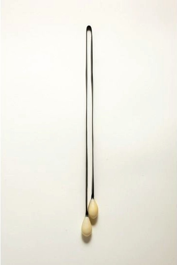 Untitled Wax Series; No 2 2013; 110cm x 8cm x 6cm; wax & rubber tape Untitled Wax Series; No 2 2013; 110cm x 8cm x 6cm; wax & rubber tape