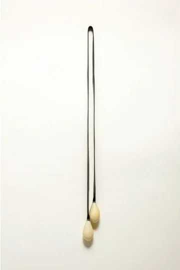 Untitled Wax Series; No 2 2013; 110cm x 8cm x 6cm; wax & rubber tape Untitled Wax Series; No 2 2013; 110cm x 8cm x 6cm; wax & rubber tape